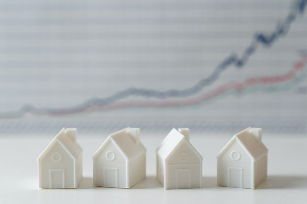 Housing market price is increasing or rising